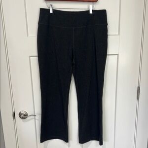 NWT Yogipace Charcoal Wide Leg Cropped Yoga Pants Sz 2XL